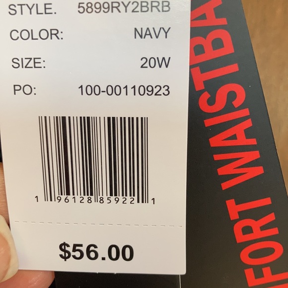 Briggs navy blue pull on short w comfort waistband and stretch 20W - Picture 11 of 17